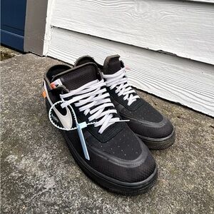 Off-White X Nike Air Force One Black